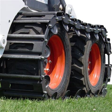 tracks plus skid steer metal over the tire tracks|14 inch predator tire tracks.